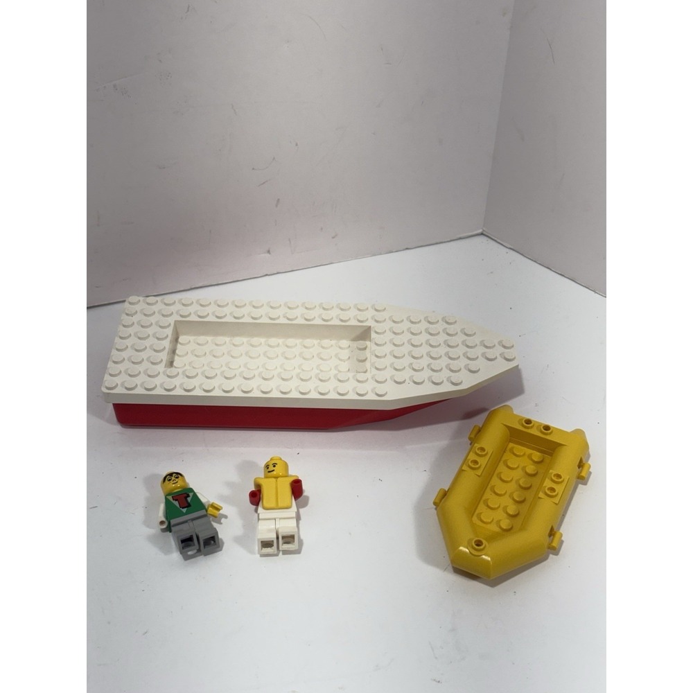LEGO Part 71 953-09 Floating Boat Hull +Rubber Raft Yellow+ 2 Time Cruiser Timmy